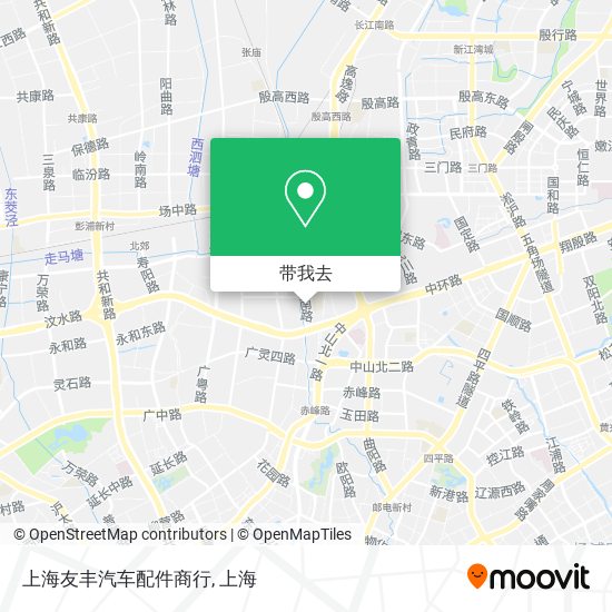 上海友丰汽车配件商行地图