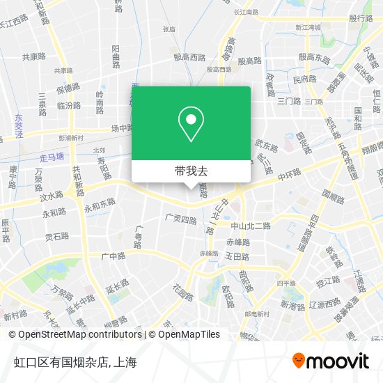 虹口区有国烟杂店地图