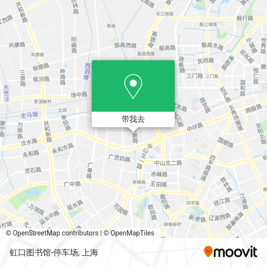 虹口图书馆-停车场地图