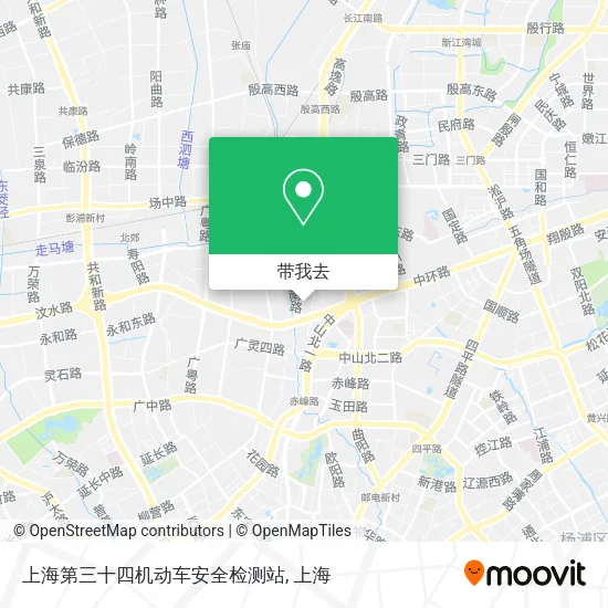 上海第三十四机动车安全检测站地图