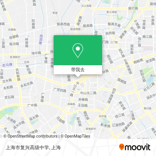 上海市复兴高级中学地图