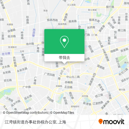江湾镇街道办事处协税办公室地图