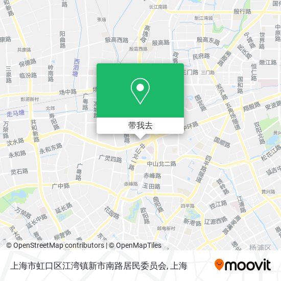 上海市虹口区江湾镇新市南路居民委员会地图