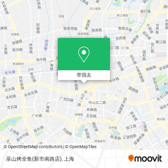 巫山烤全鱼(新市南路店)地图