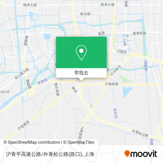 沪青平高速公路/外青松公路(路口)地图