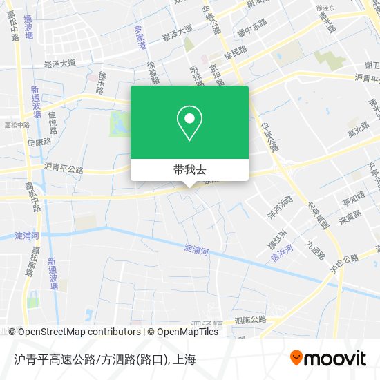 沪青平高速公路/方泗路(路口)地图