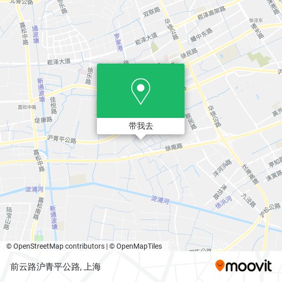 前云路沪青平公路地图