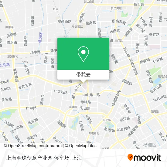 上海明珠创意产业园-停车场地图