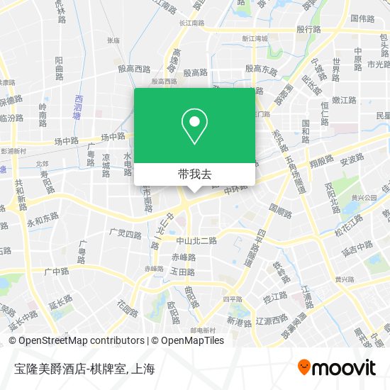 宝隆美爵酒店-棋牌室地图