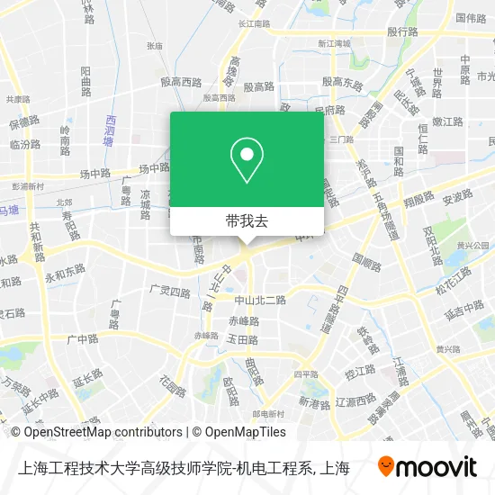 上海工程技术大学高级技师学院-机电工程系地图