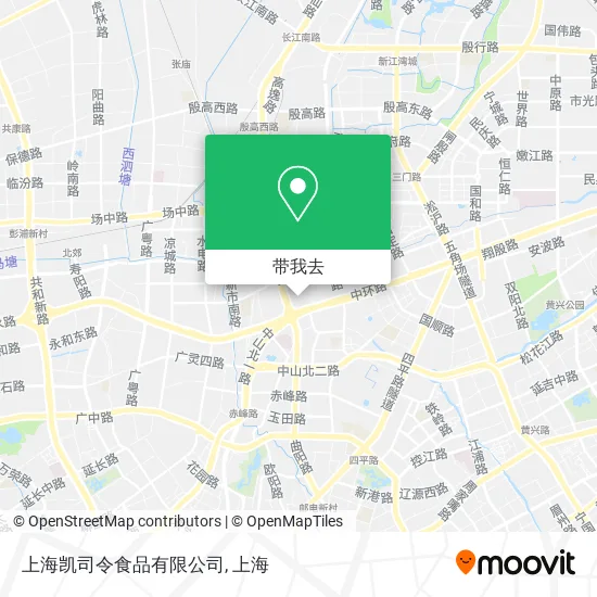 上海凯司令食品有限公司地图