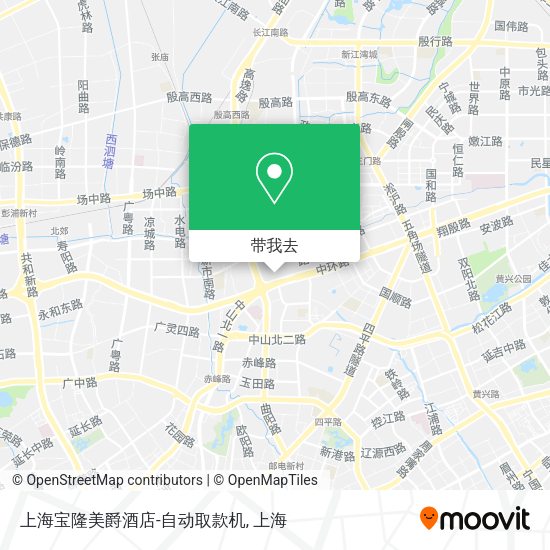 上海宝隆美爵酒店-自动取款机地图