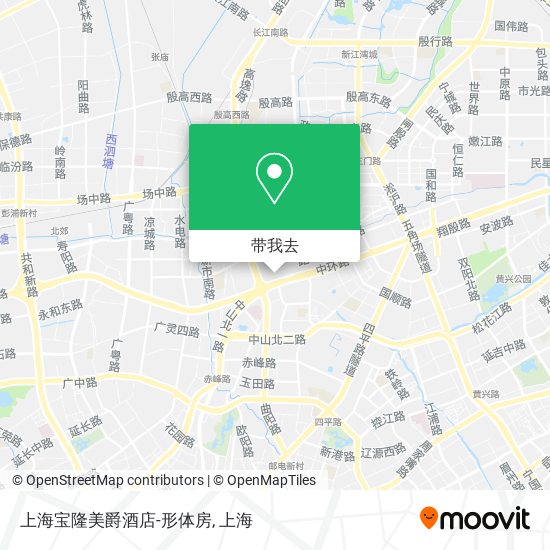 上海宝隆美爵酒店-形体房地图