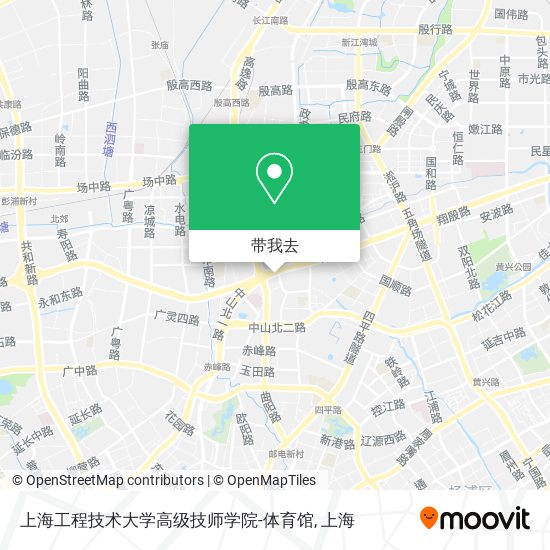 上海工程技术大学高级技师学院-体育馆地图