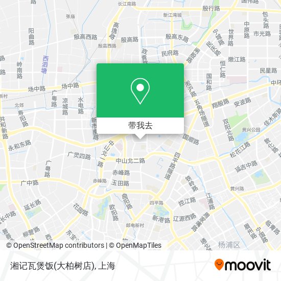 湘记瓦煲饭(大柏树店)地图