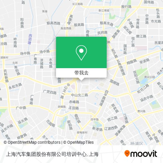 上海汽车集团股份有限公司培训中心地图