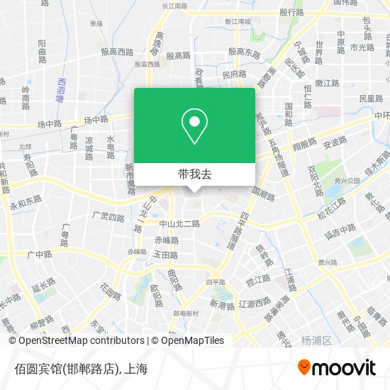 佰圆宾馆(邯郸路店)地图