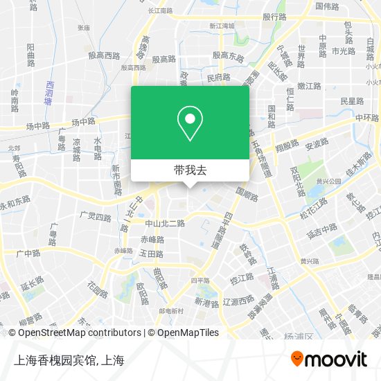 上海香槐园宾馆地图