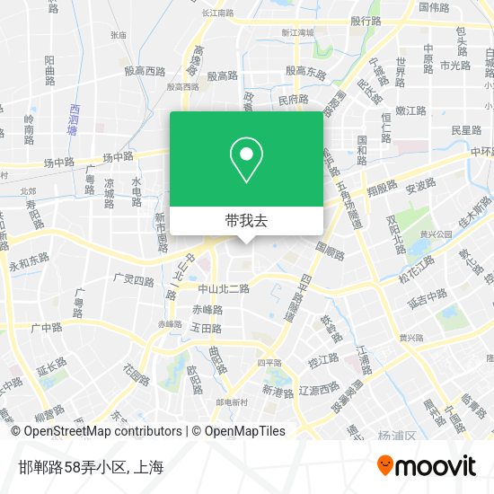 邯郸路58弄小区地图