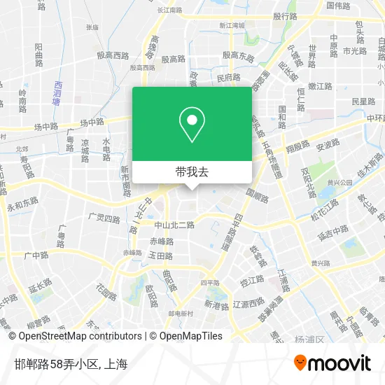 邯郸路58弄小区地图