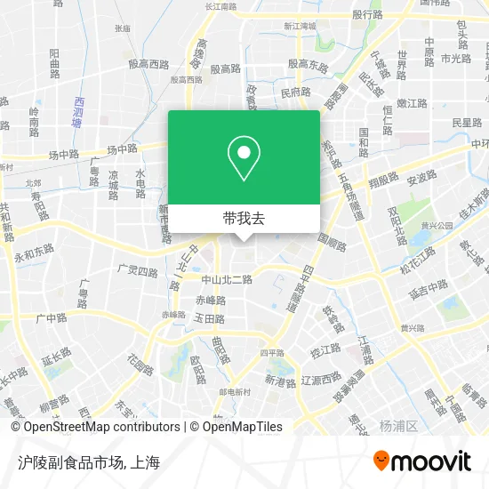 沪陵副食品市场地图