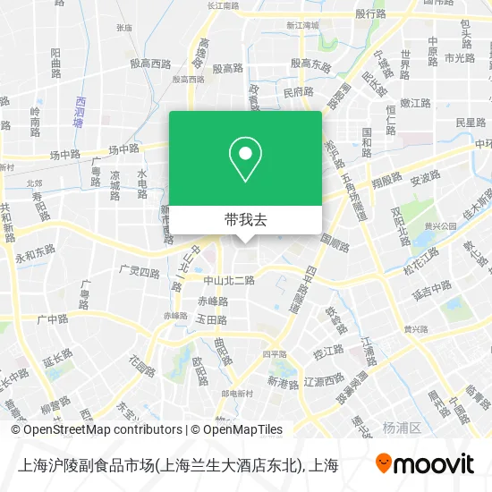 上海沪陵副食品市场(上海兰生大酒店东北)地图