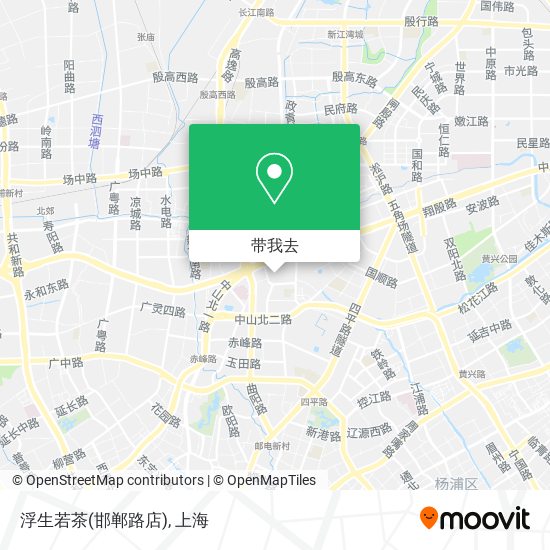 浮生若茶(邯郸路店)地图