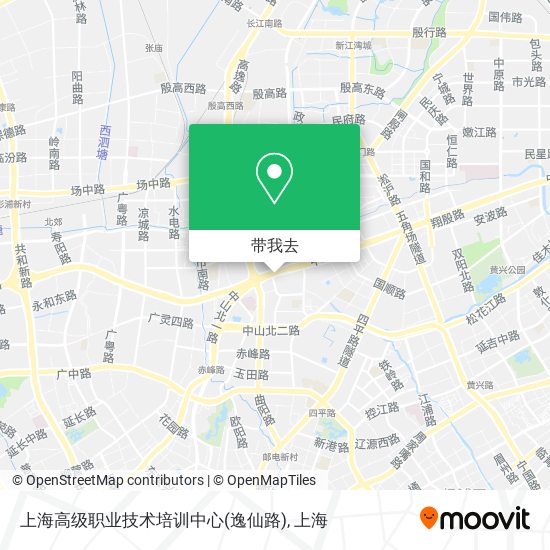 上海高级职业技术培训中心(逸仙路)地图