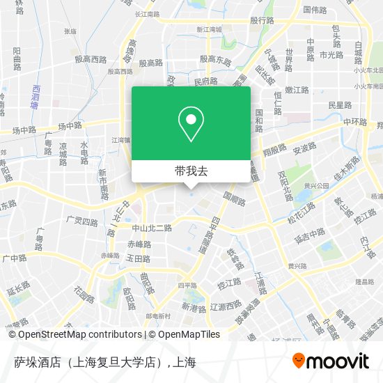萨垛酒店（上海复旦大学店）地图