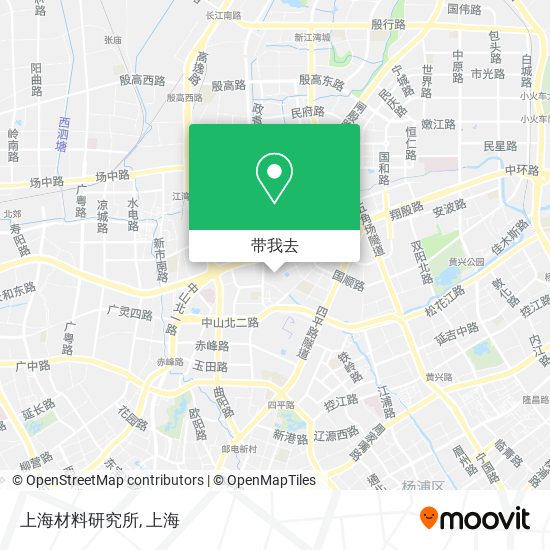 上海材料研究所地图