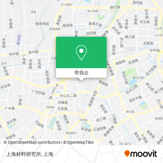 上海材料研究所地图