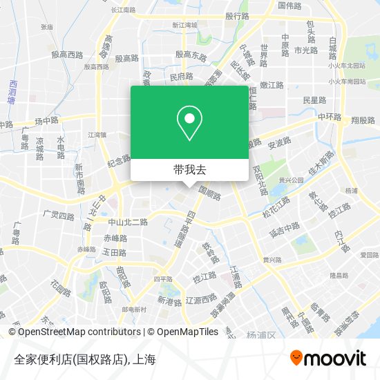 全家便利店(国权路店)地图