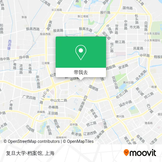 复旦大学-档案馆地图