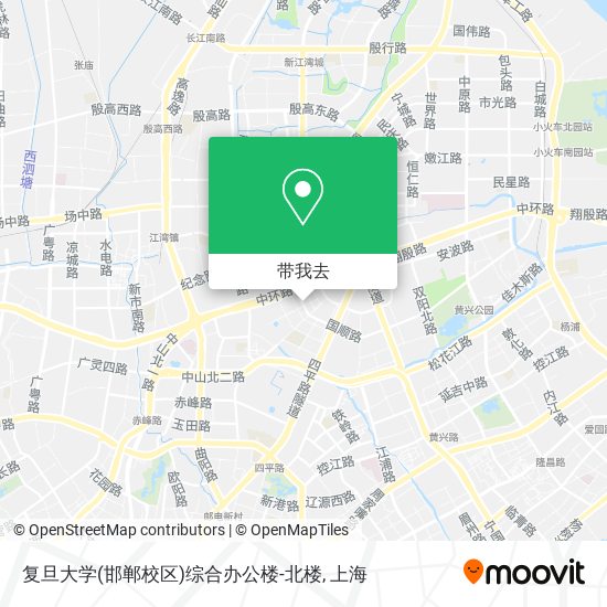 复旦大学(邯郸校区)综合办公楼-北楼地图