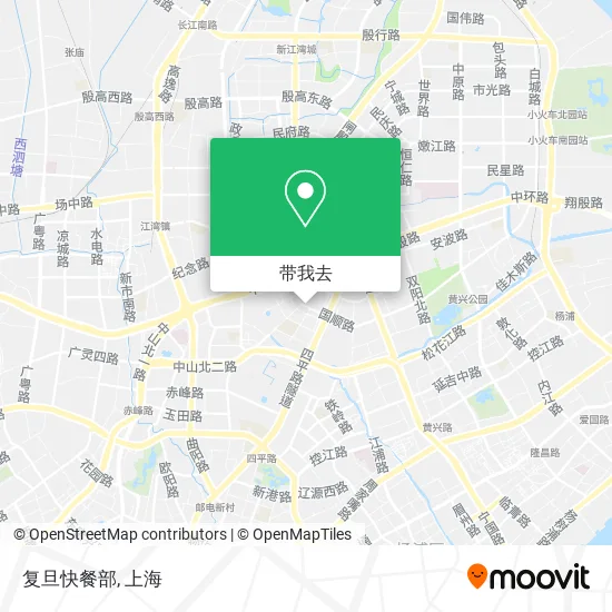复旦快餐部地图