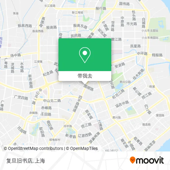 复旦旧书店地图