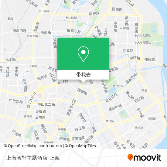 上海智轩主题酒店地图