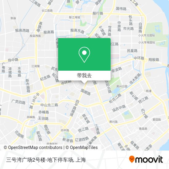 三号湾广场2号楼-地下停车场地图