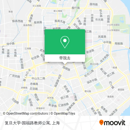 复旦大学-国福路教师公寓地图