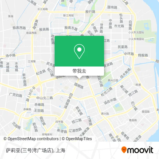 萨莉亚(三号湾广场店)地图