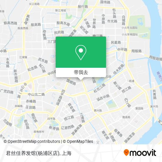 君丝佳养发馆(杨浦区店)地图