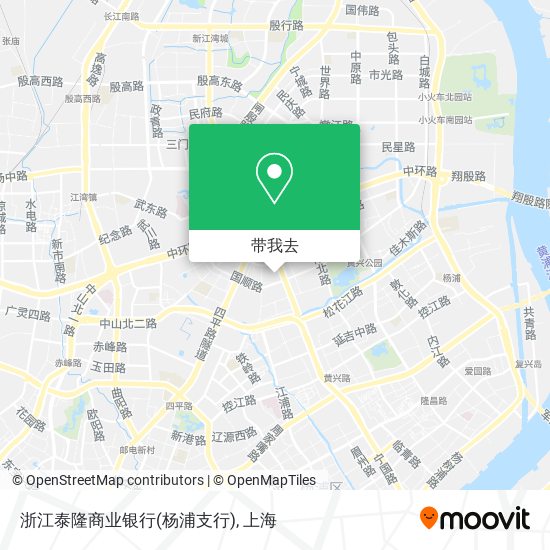 浙江泰隆商业银行(杨浦支行)地图