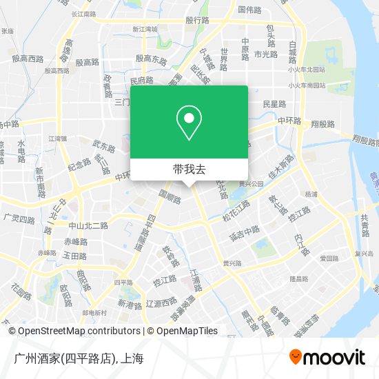 广州酒家(四平路店)地图
