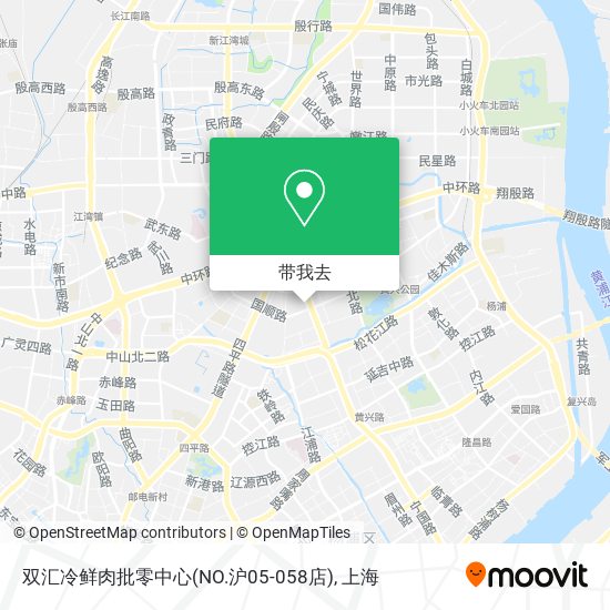 双汇冷鲜肉批零中心(NO.沪05-058店)地图