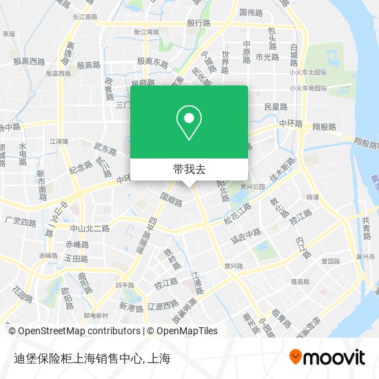 迪堡保险柜上海销售中心地图