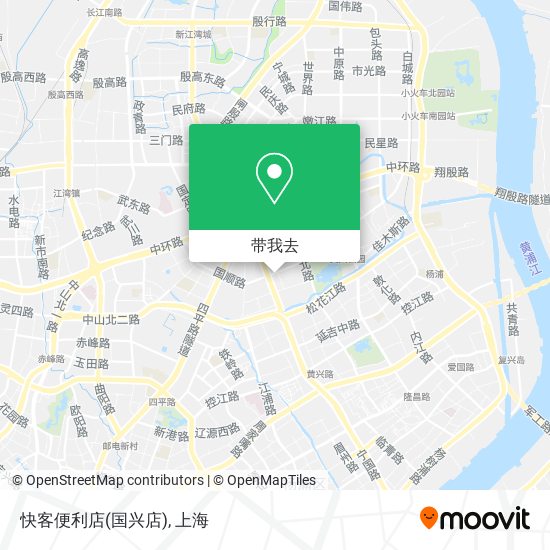 快客便利店(国兴店)地图