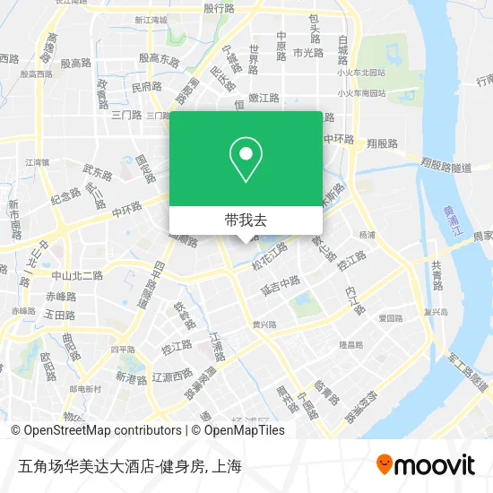 五角场华美达大酒店-健身房地图