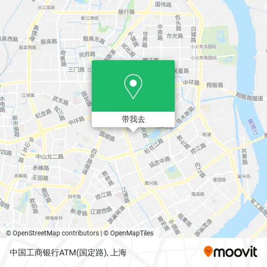 中国工商银行ATM(国定路)地图