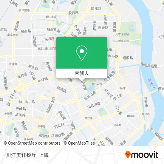 川江美轩餐厅地图
