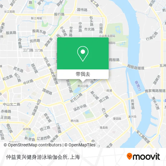 仲益黄兴健身游泳瑜伽会所地图